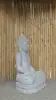 Product image 5 of the product “Seated Buddha made of Riverstone in Dhyana position - gesture of meditation, H.102,5 cm, natural. ”